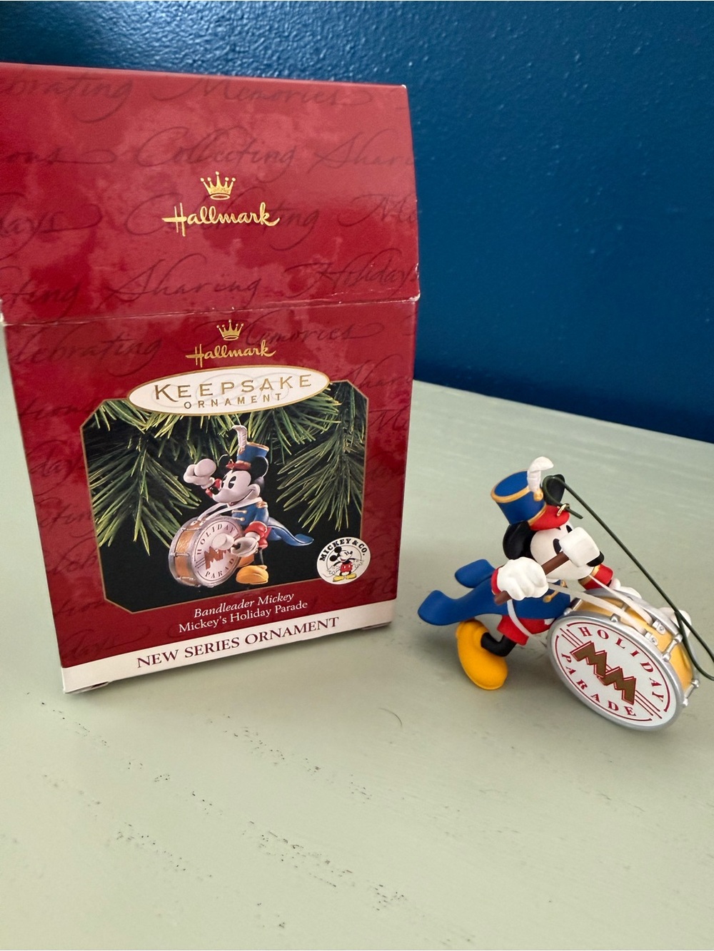 Vintage 1997 Disney Bandleader Mickey Hallmark Keepsake Christmas Ornament
